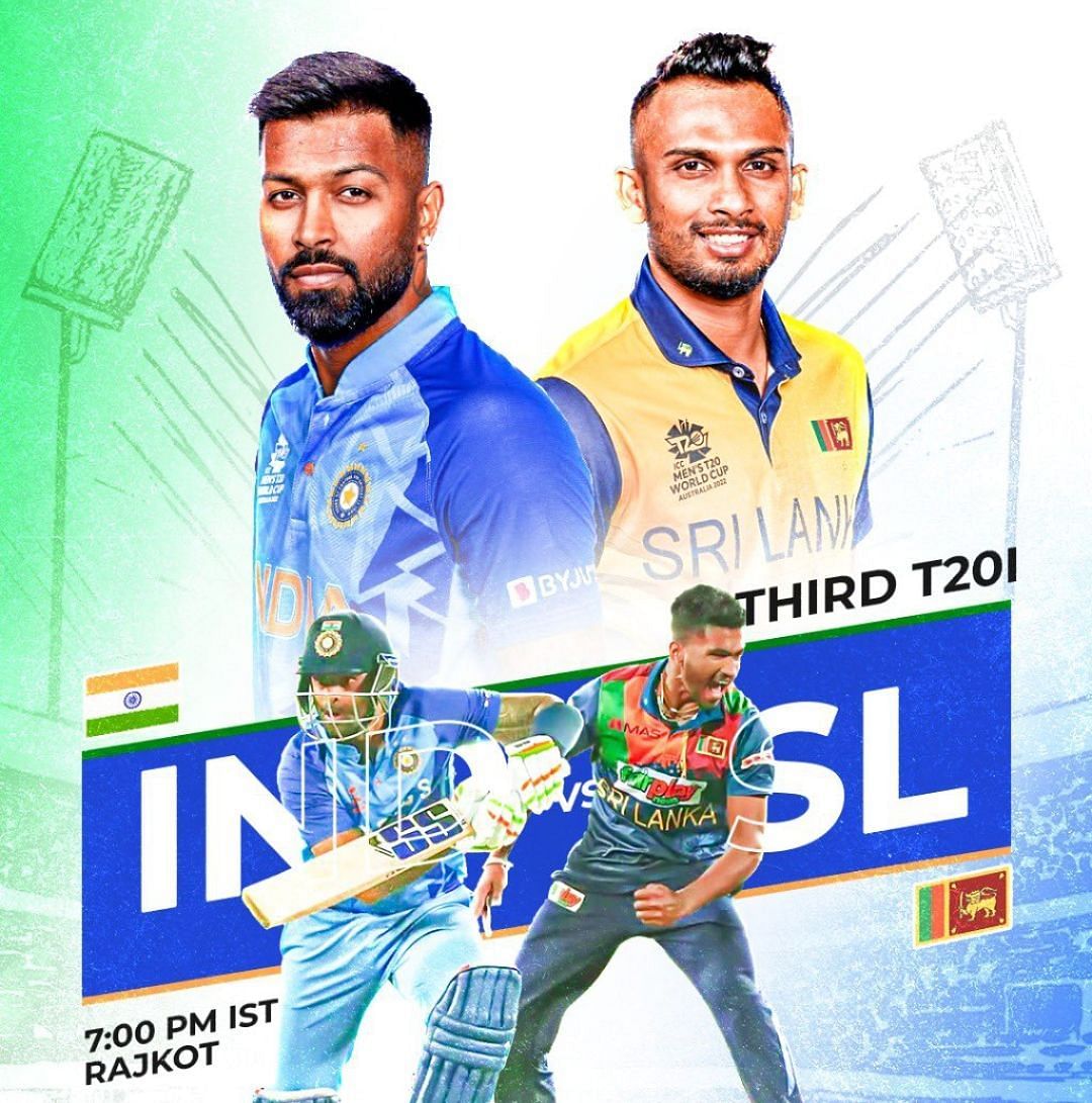 India and Sri Lanka are set to compete for the third T20I on Saturday [Pic Credit: BCCI]