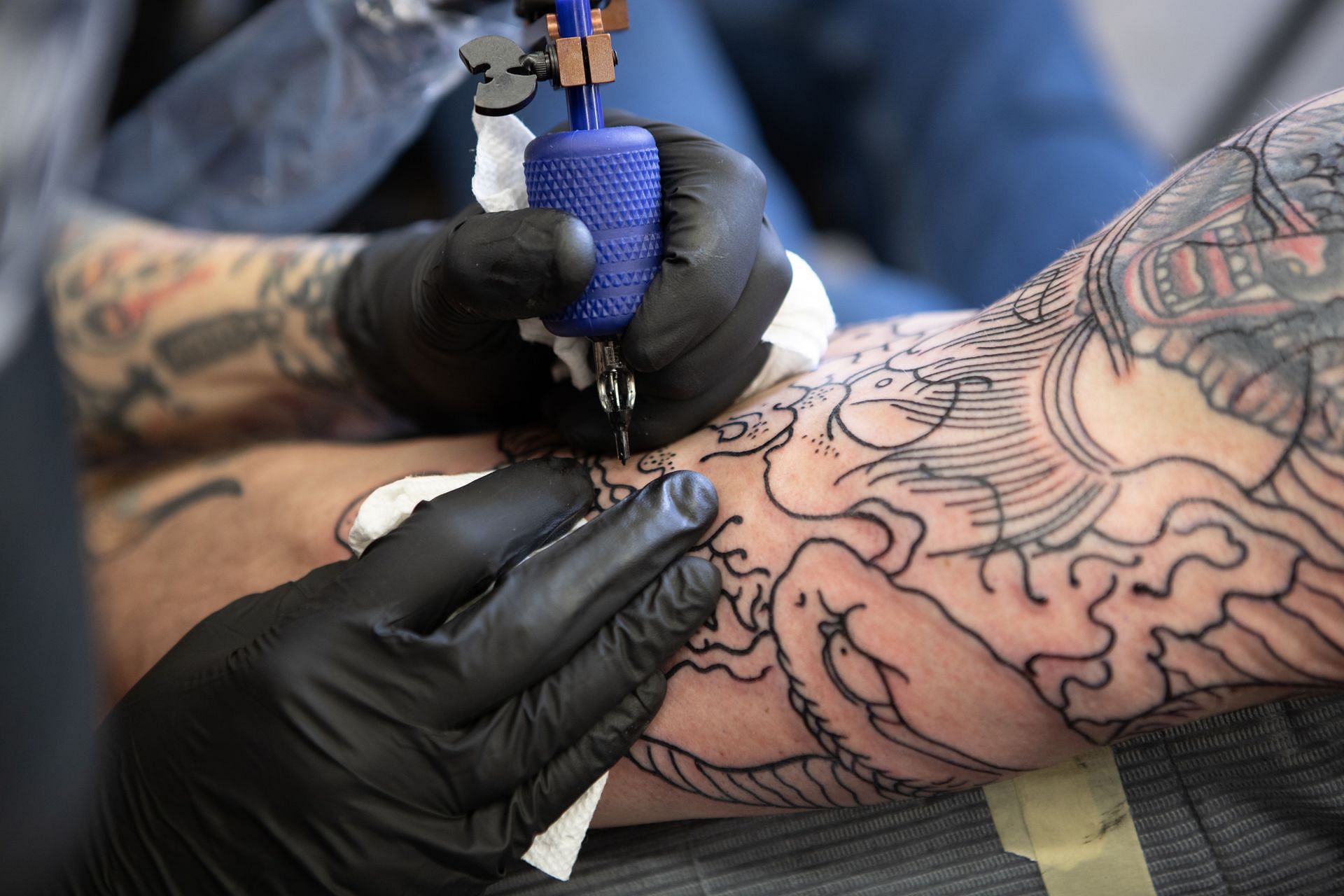 The tattoo healing process can be broken down into the aforementioned stages. (Image via unsplash/Benjamin Lehman)