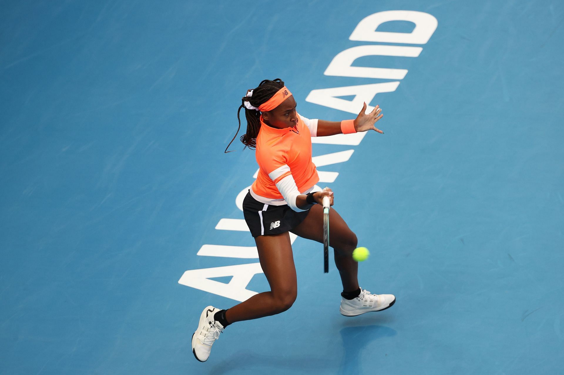Coco Gauff has reached the quarterfinals of the ASB Classic.