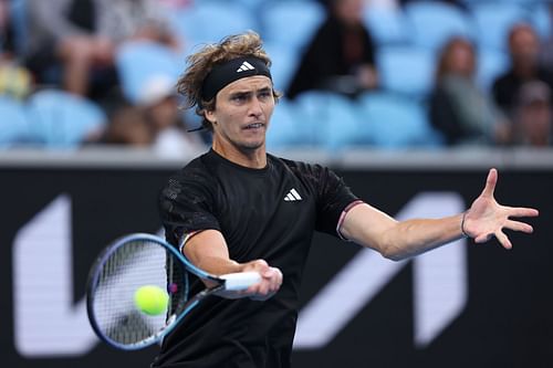 Alexander Zverev at the 2023 Australian Open