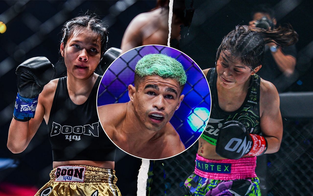 Supergirl Jaroonsak, Fabricio Andrade, and Stamp Fairtex | Image courtesy of ONE