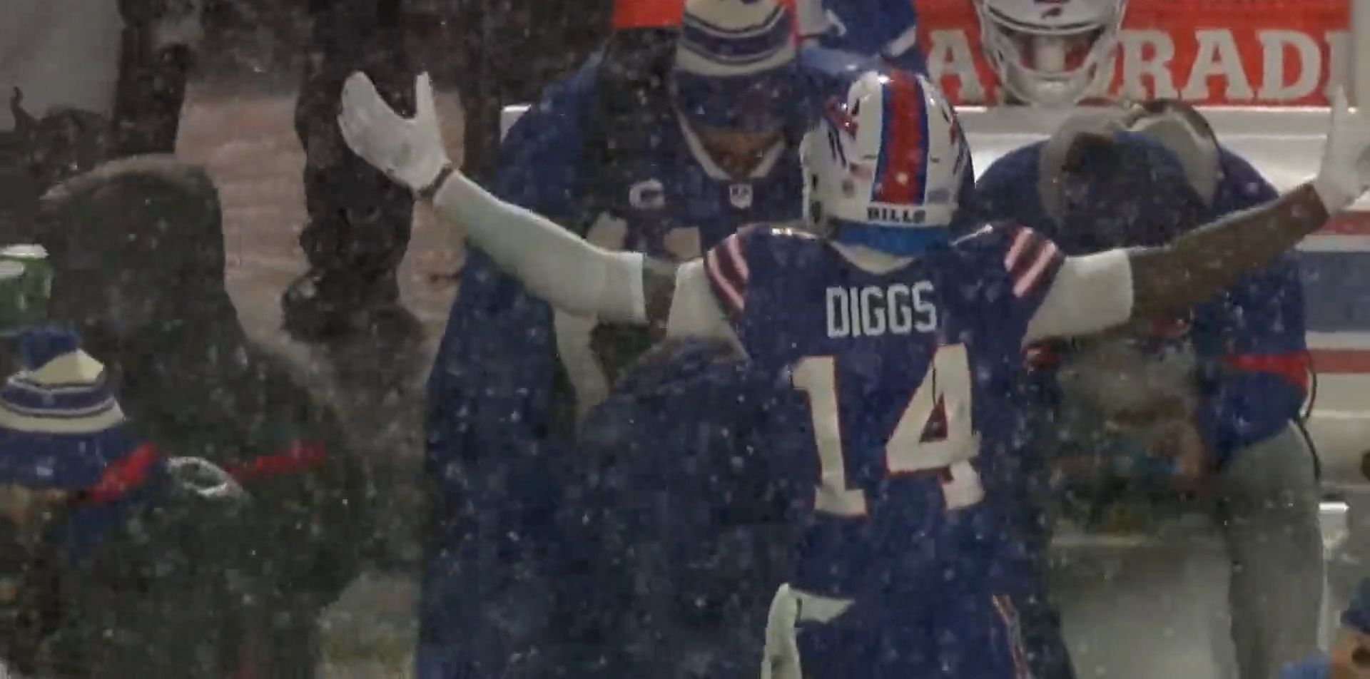 Stefon Diggs was not happy as the Bills crash out of the playoffs.