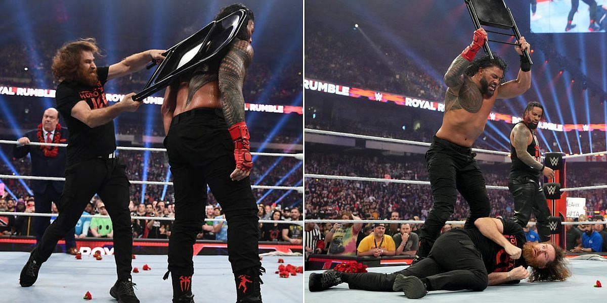 WWE Royal Rumble में रोमन रेंस ने मचाया बवाल