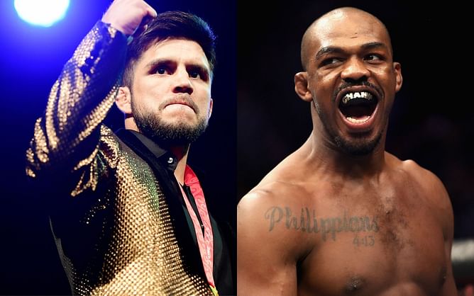 Jon Jones freestyle raps with hip-hop artist MC Dome at Henry Cejudo's gym