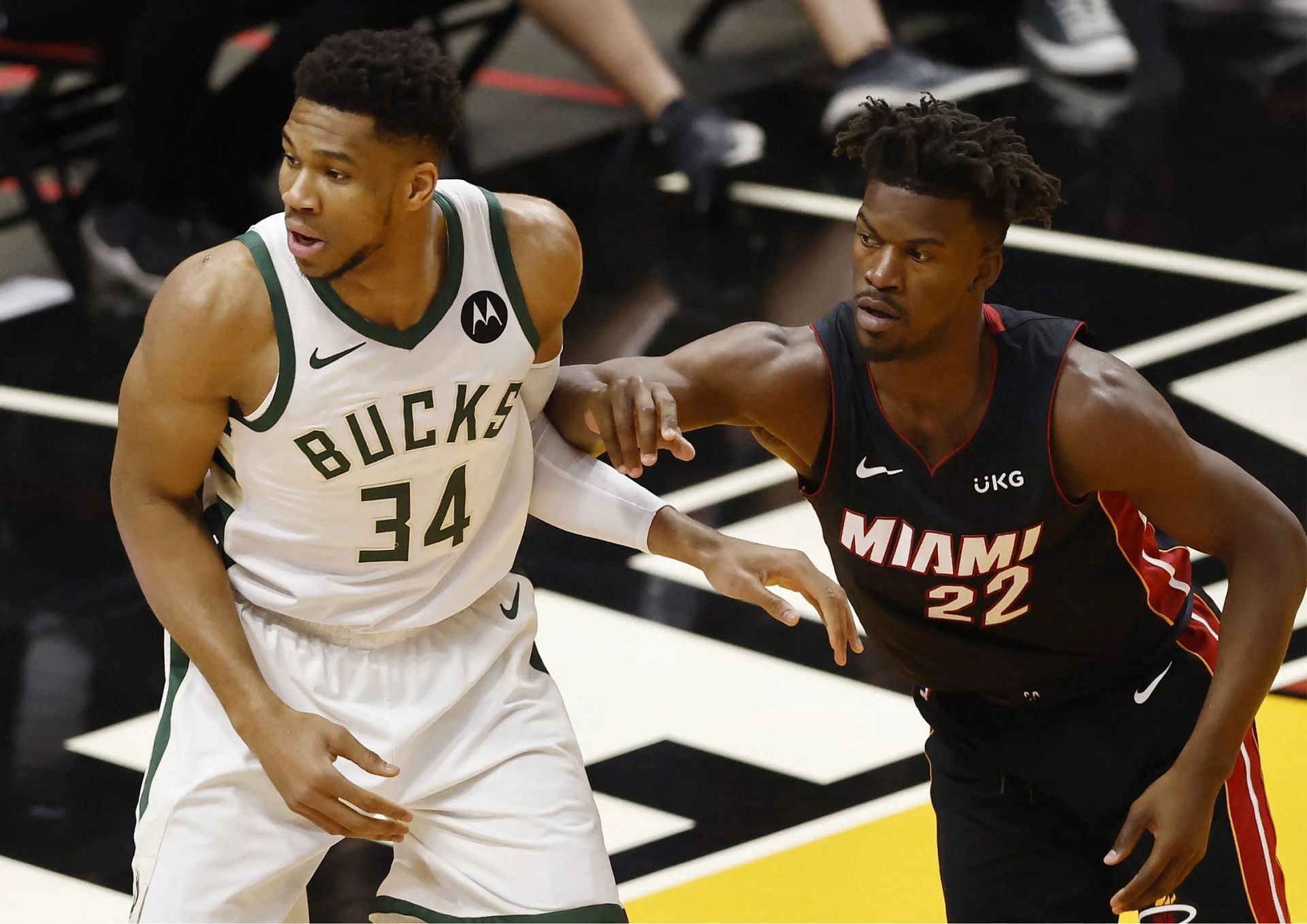 NBA injury report headlined by status of Giannis Antetokounmpo and Jimmy Butler. [photo: Behind the Buck Pass]