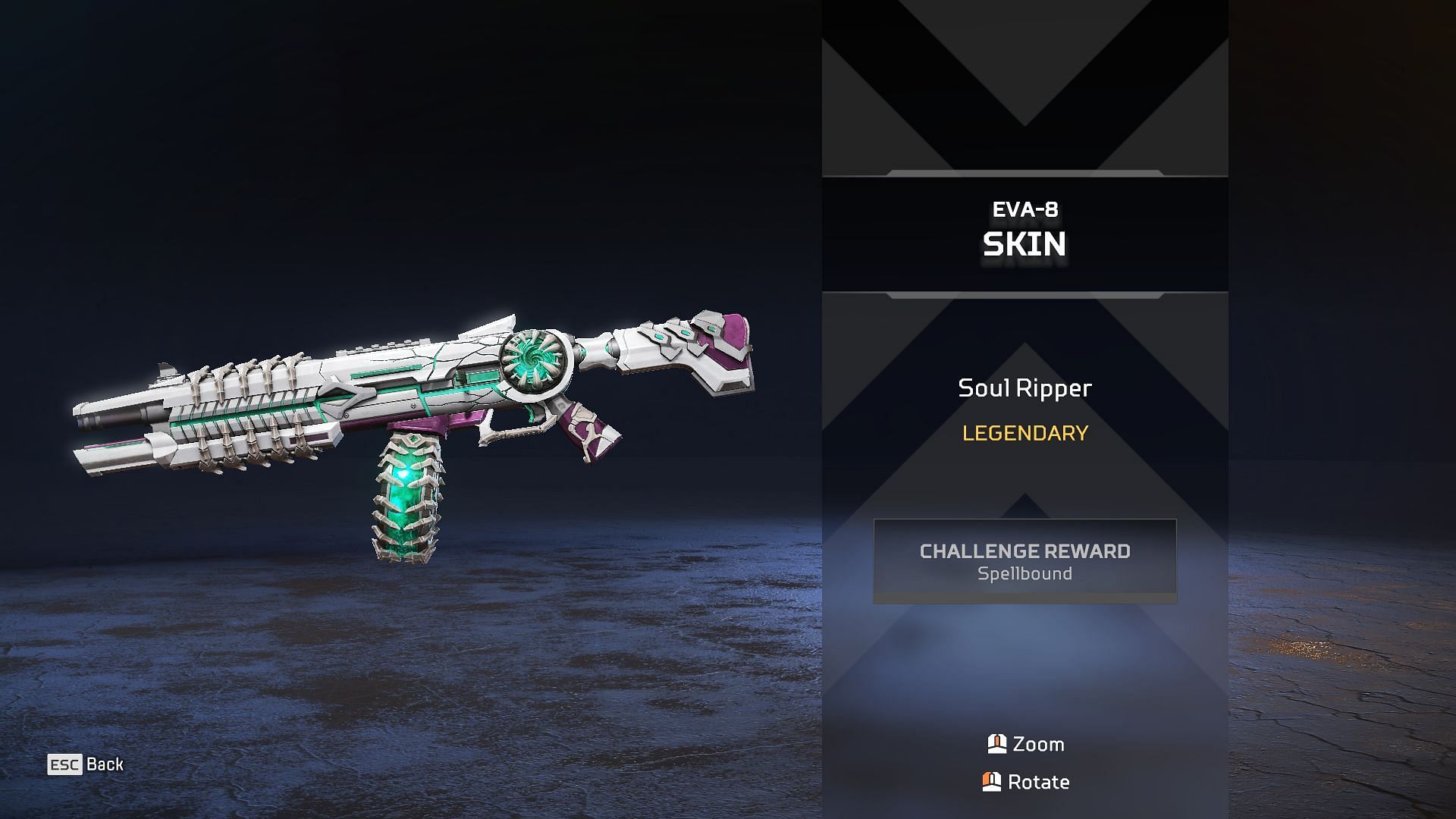 The Soul Ripper weapon skin for the Eva-8 Auto shotgun (Image via EA)