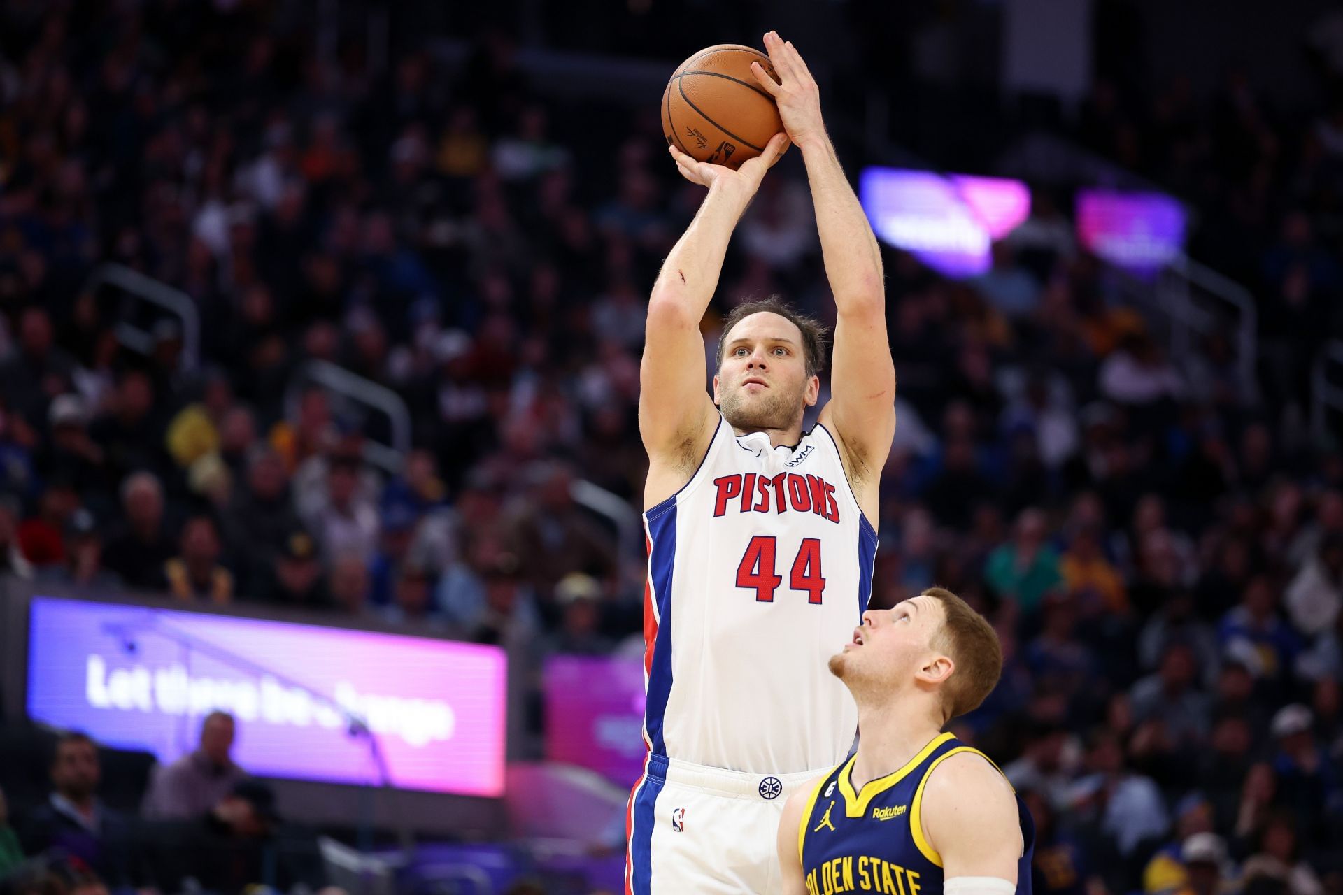 Bojan Bogdanovic of the Detroit Pistons