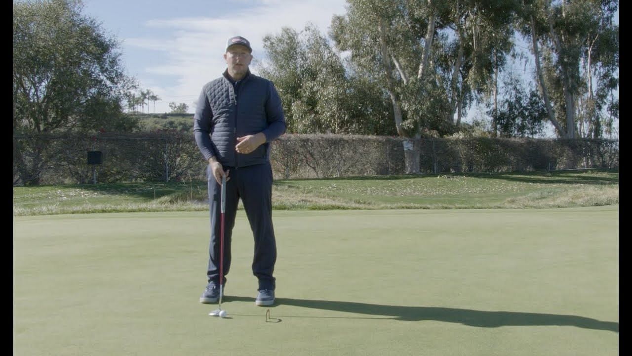 Morikawa enlists Sweeney's help to improve his putting game (via Odyssey Golf's YouTube channel)