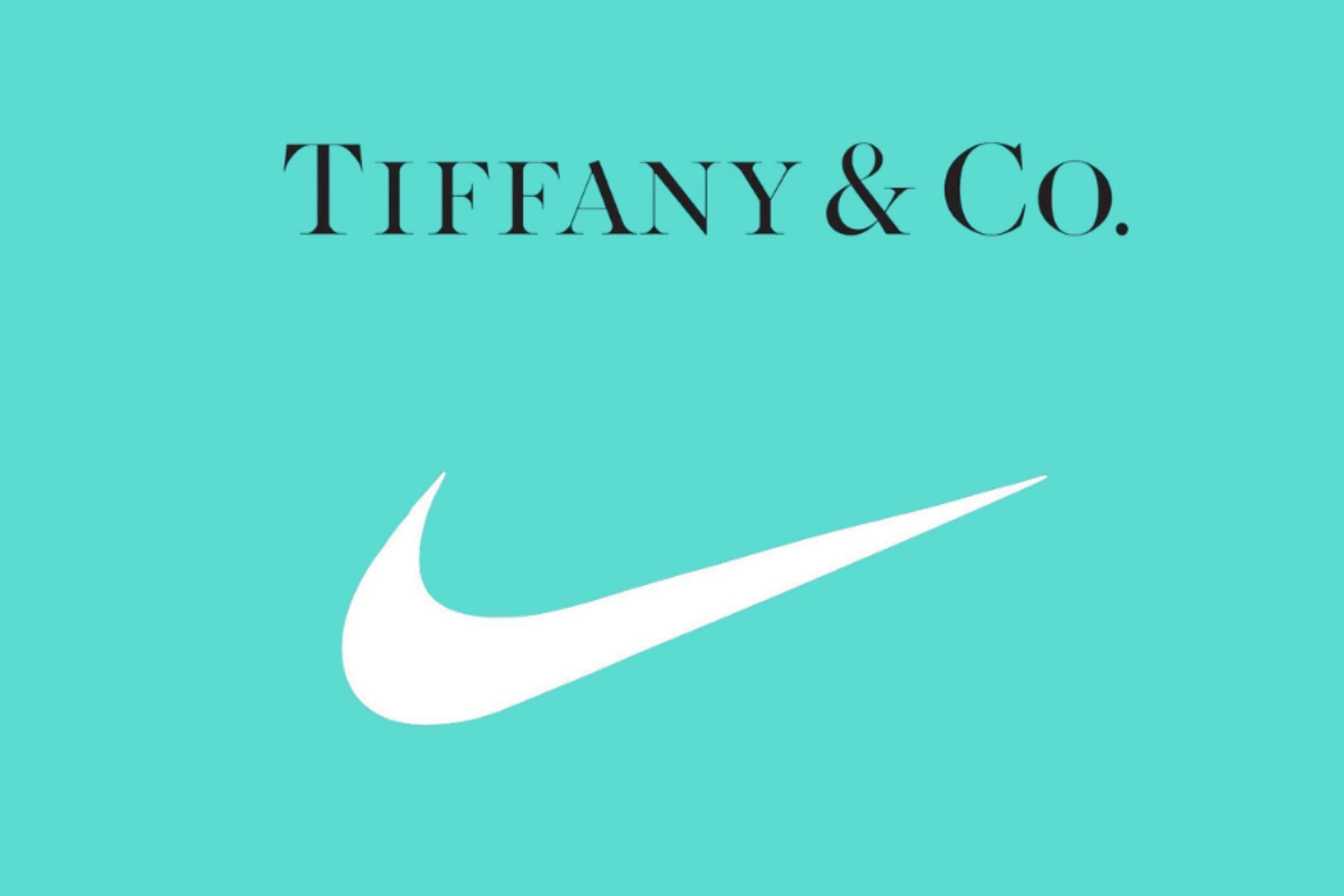 Tiffany &amp; Co. and Nike collab shoe will be covered in black overlays (Image via Sportskeeda)