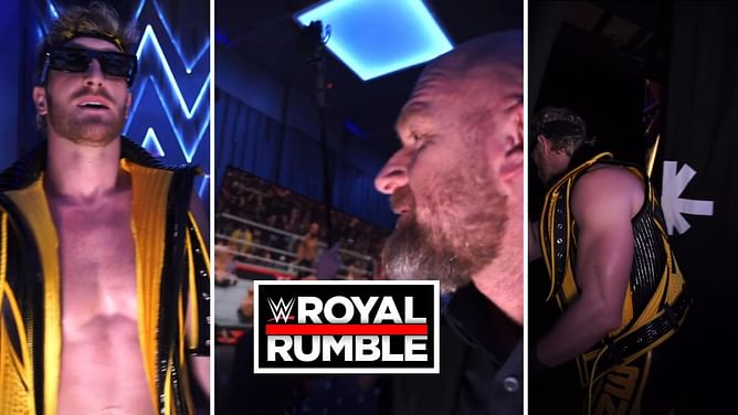 [WATCH] Triple H's backstage interaction with Logan Paul at the 2023 WWE Royal Rumble