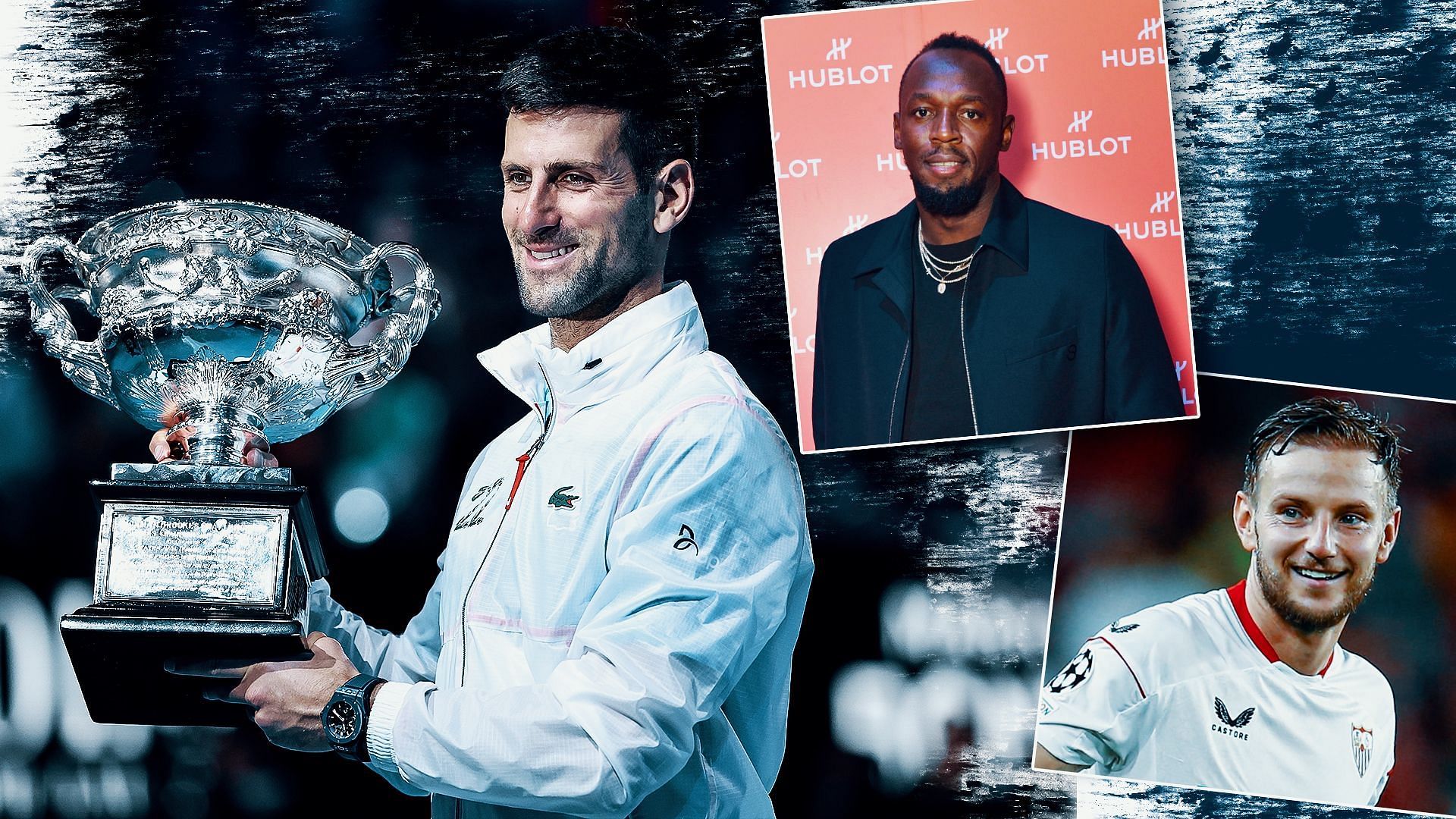 Bolt, Rakitic and other celebrities congratulate Novak Djokovic for Australian Open triumph.