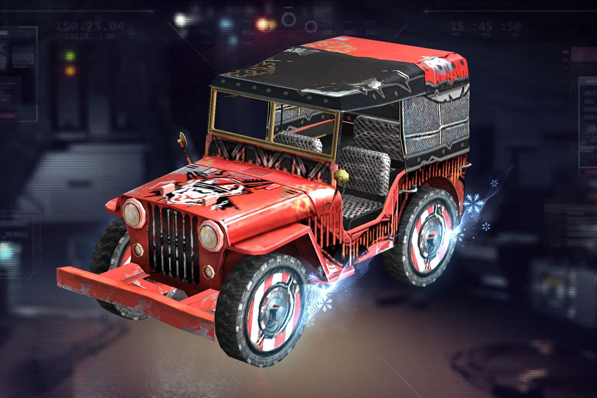 The free Jeep skin in Free Fire MAX (Image via Garena)