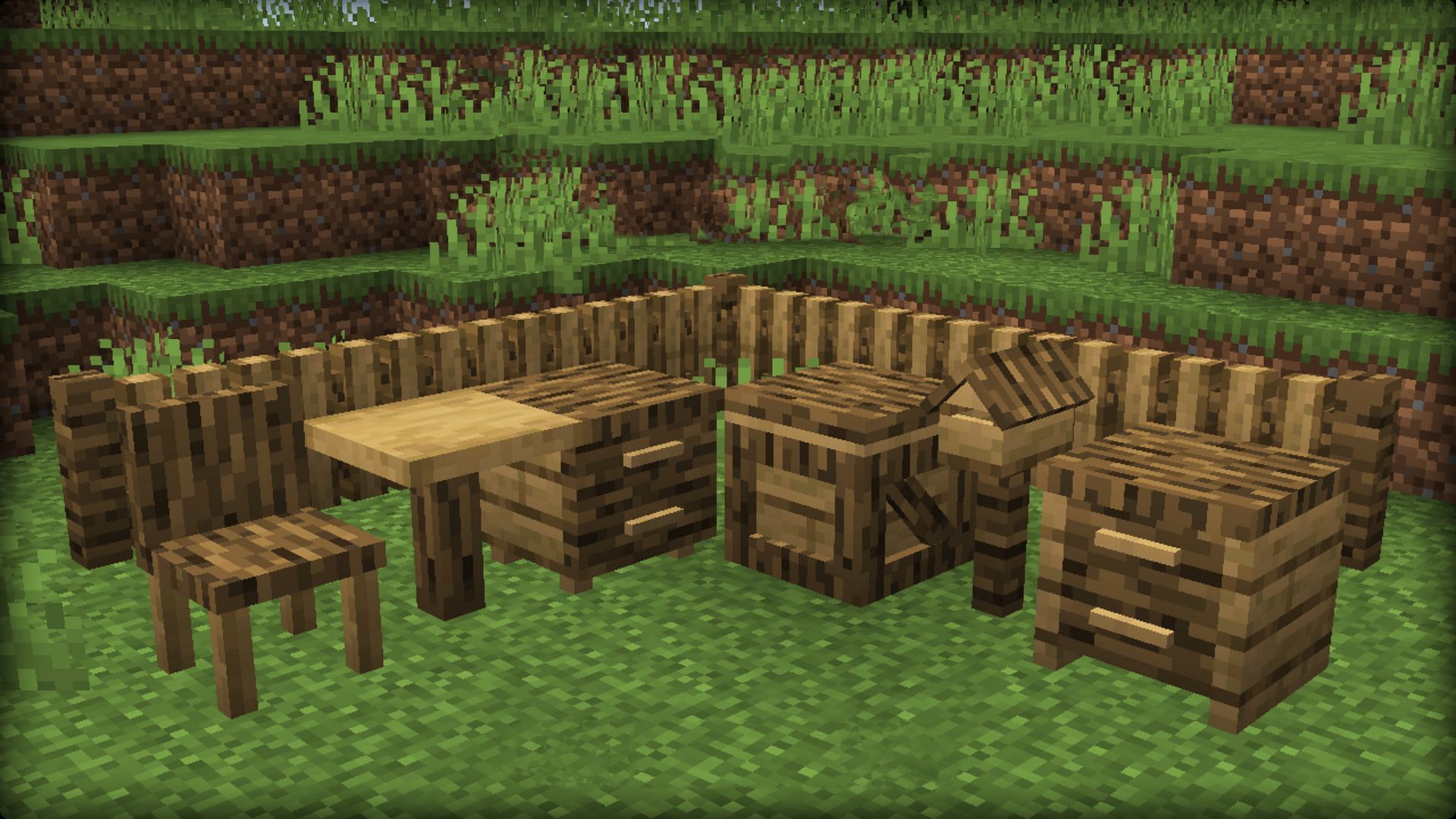 This mod is the best for adding furniture blocks to the game (Image via CurseForge)