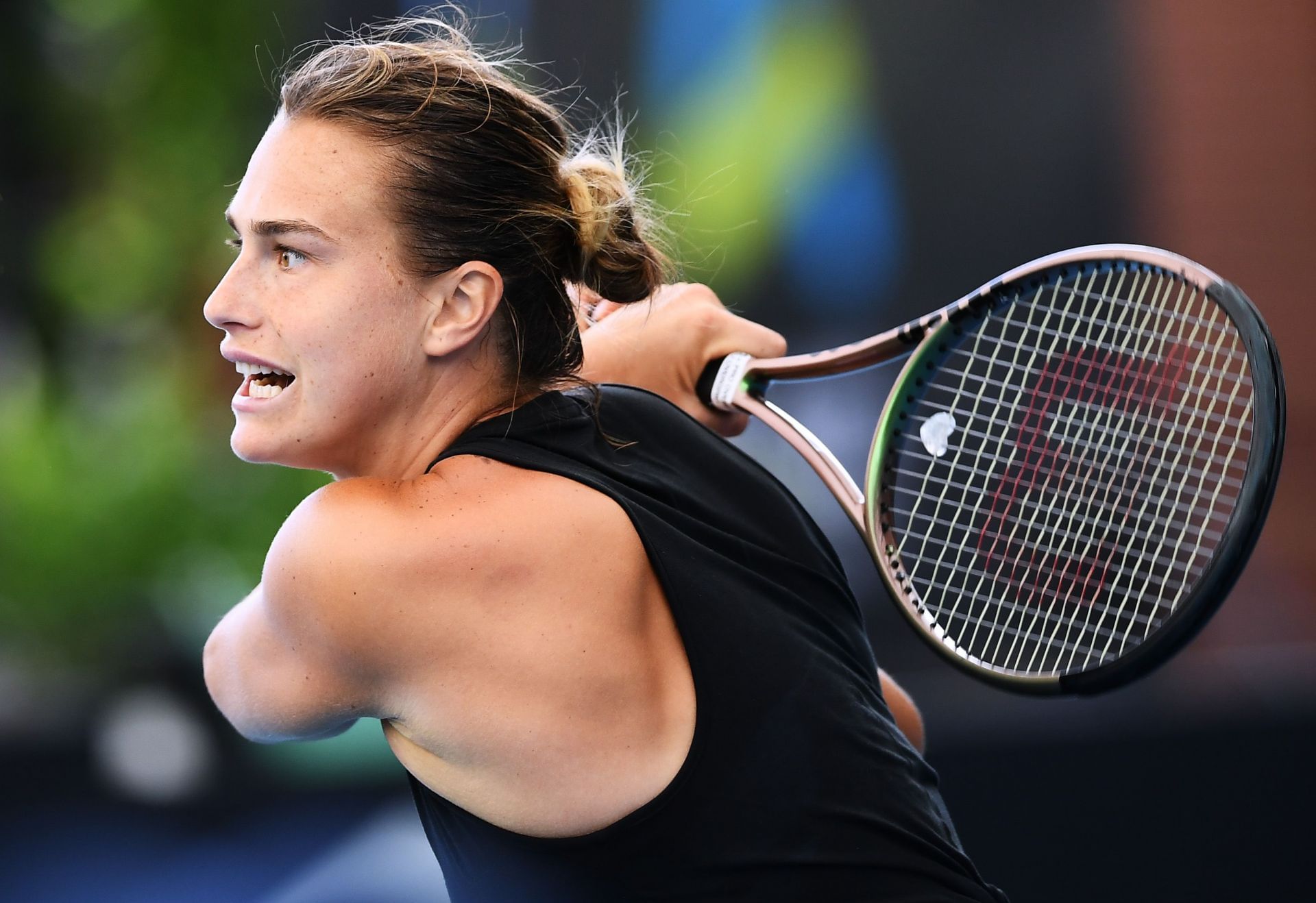 Sabalenka in action at the 2023 Adelaide International 1