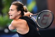 Sabalenka in action at the 2023 Adelaide International 1