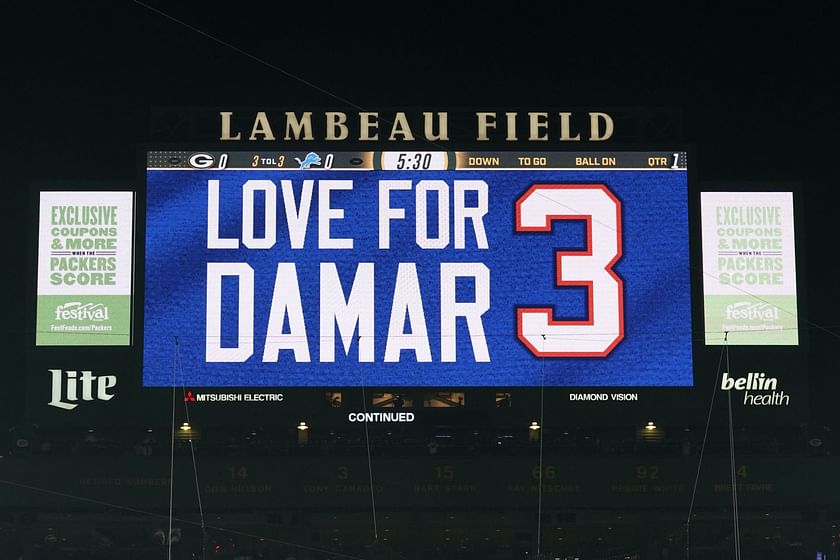 Patriots show Damar Hamlin support with Gillette Stadium videoboard message  