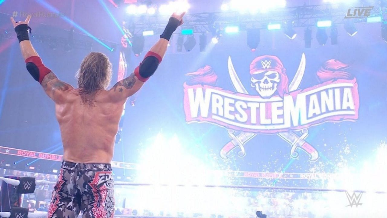 Edge wins the 2021 Royal Rumble