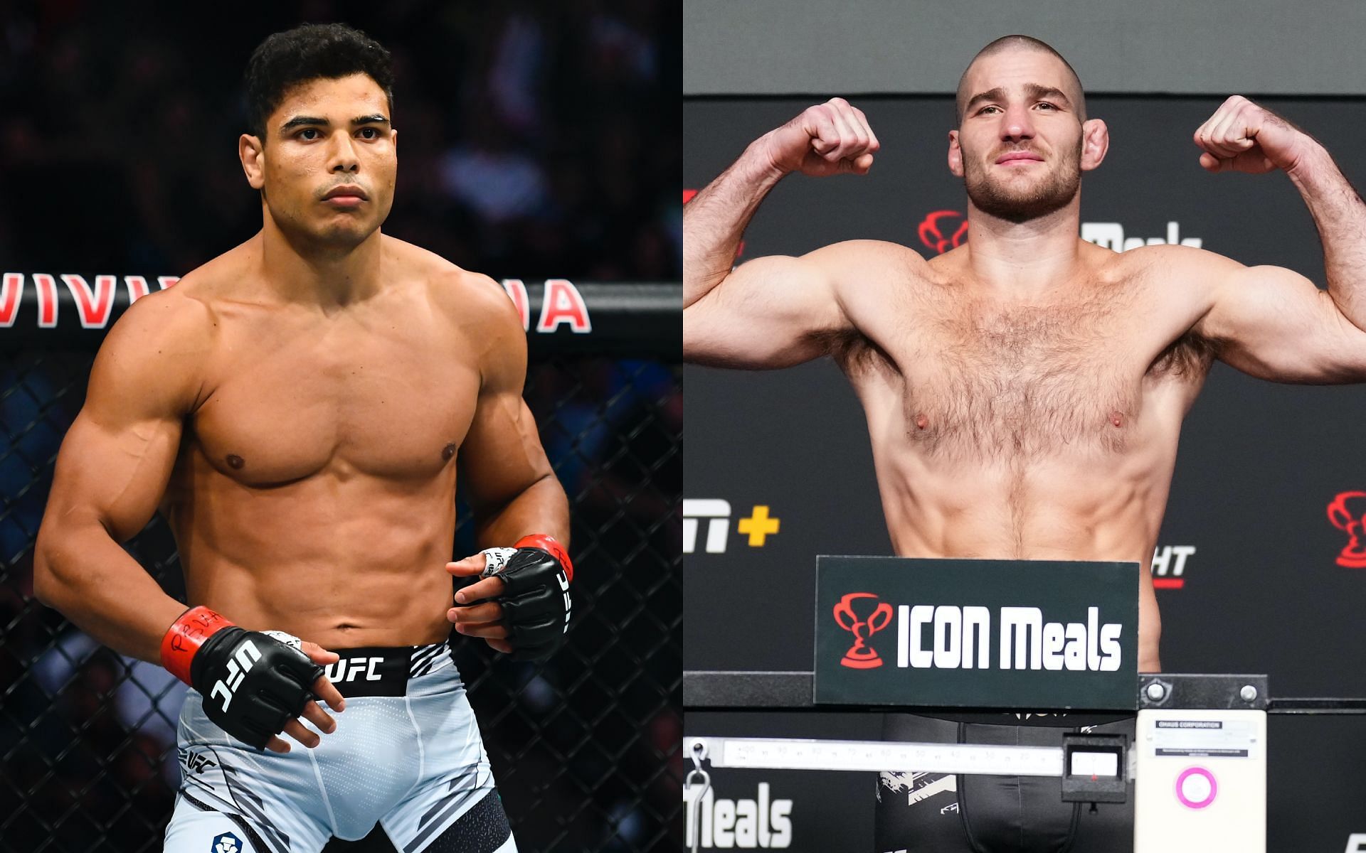 Paulo Costa and Sean Strickland [Image credits: Getty Images]