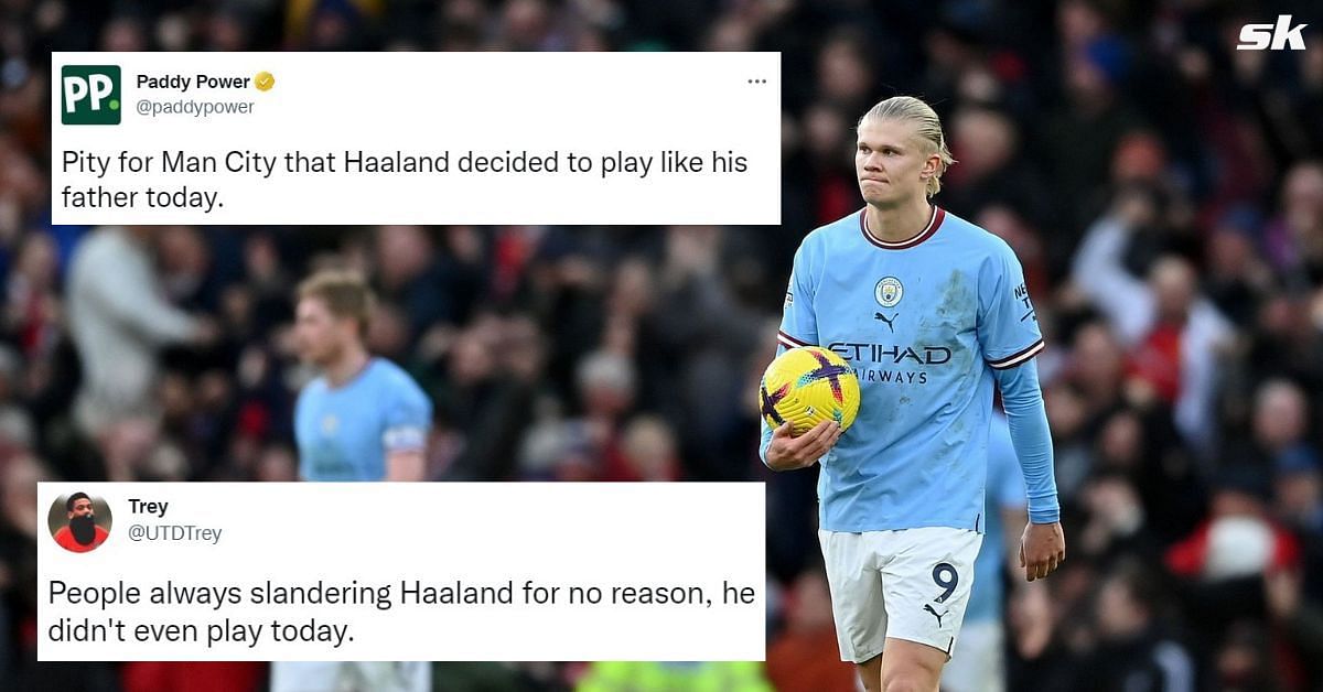 City signed Haaland and completely fell off" - Twitter brutally mocks  Erling Haaland after he struggles in 2-1 loss to Manchester United