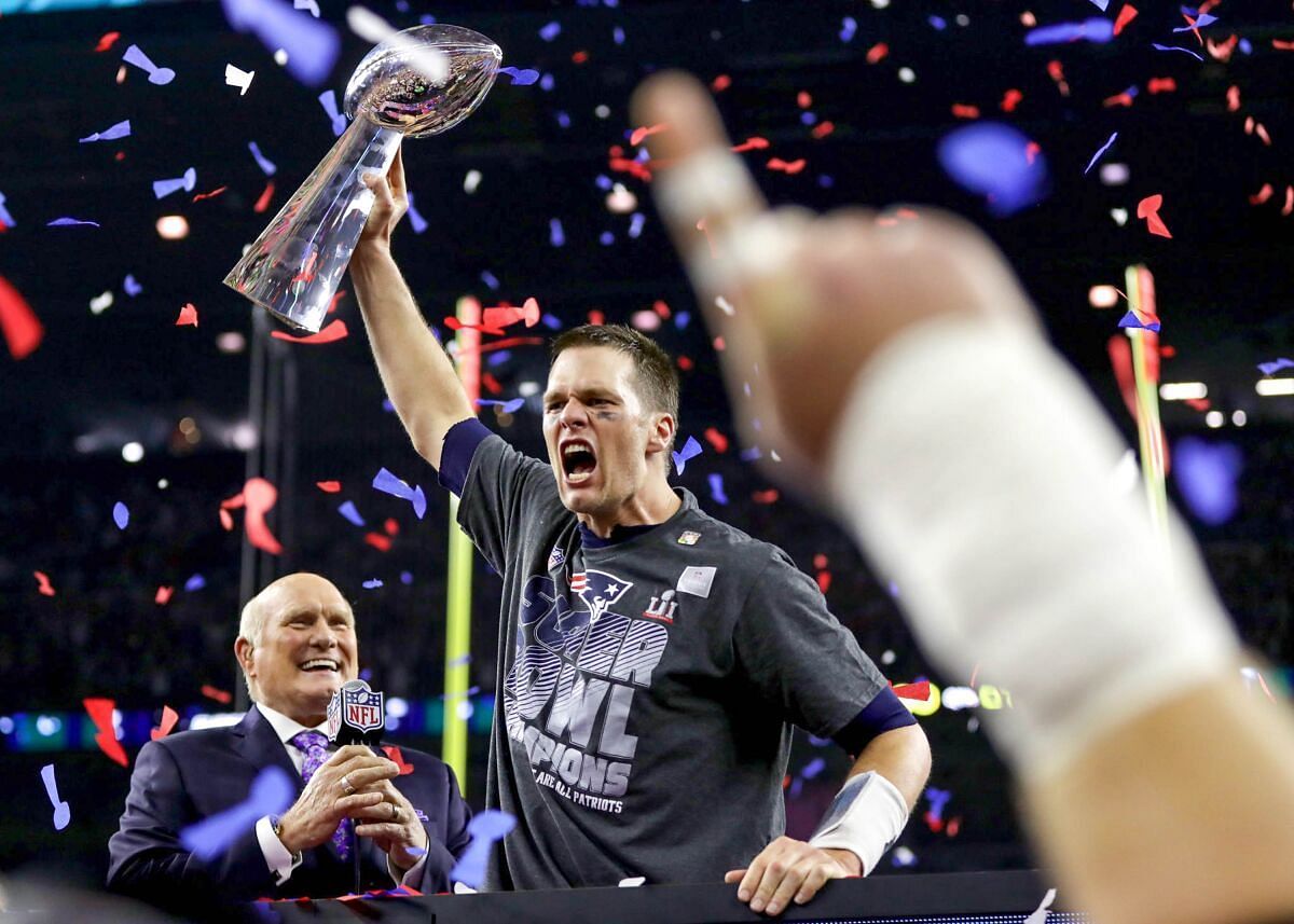 Tom Brady wins the Super Bowl with Patriots in 2017