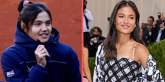 Emma Raducanu felt "like Hannah Montana" after changing from a fancy gown with heels to tennis apparel post-MBE award ceremony