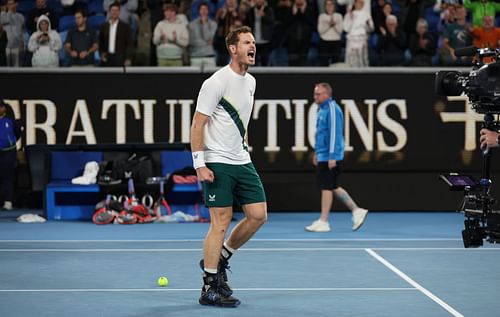 Andy Murray at the 2023 Australian Open