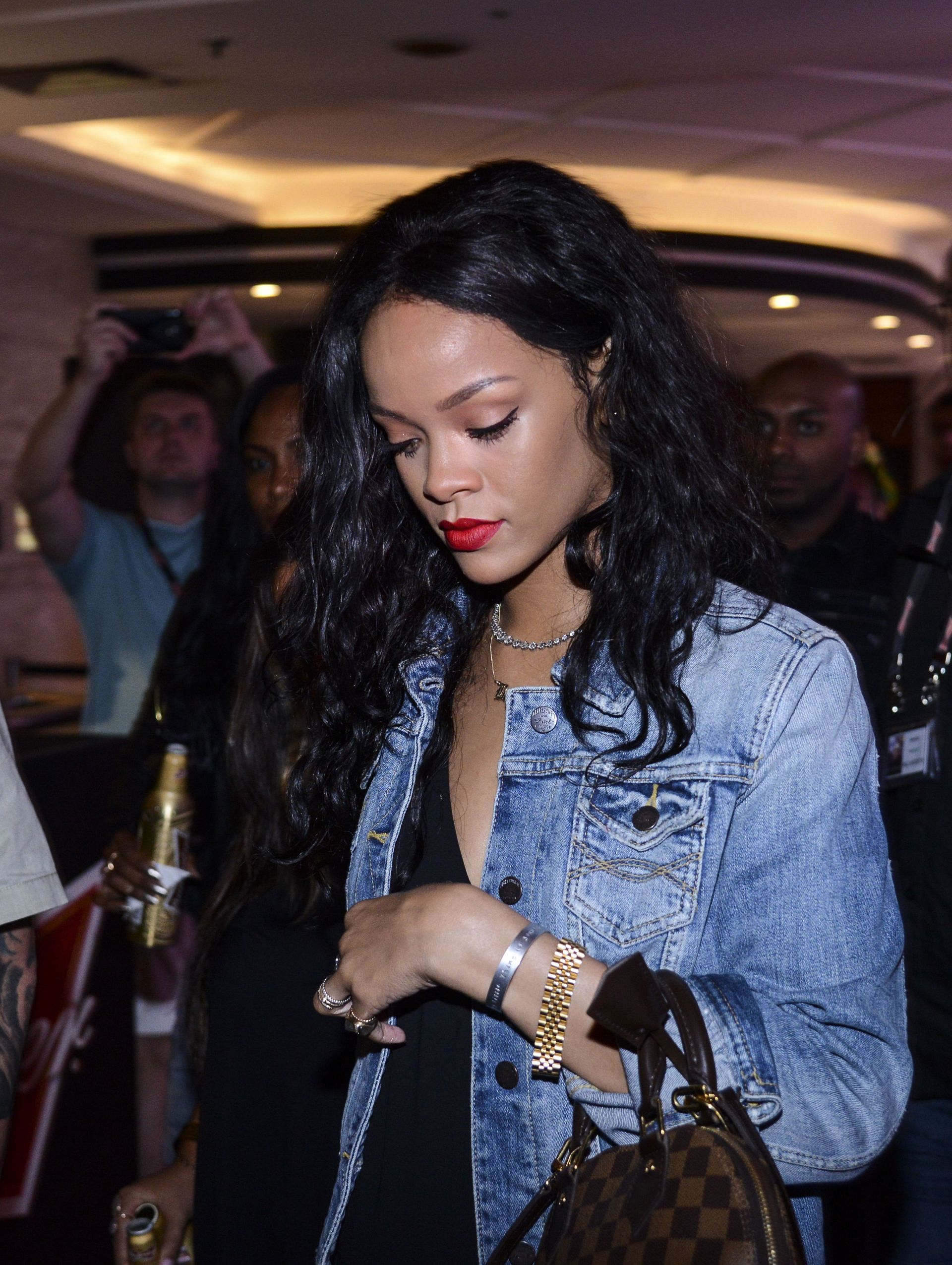 Rihanna at the Budweiser Party - Zedd