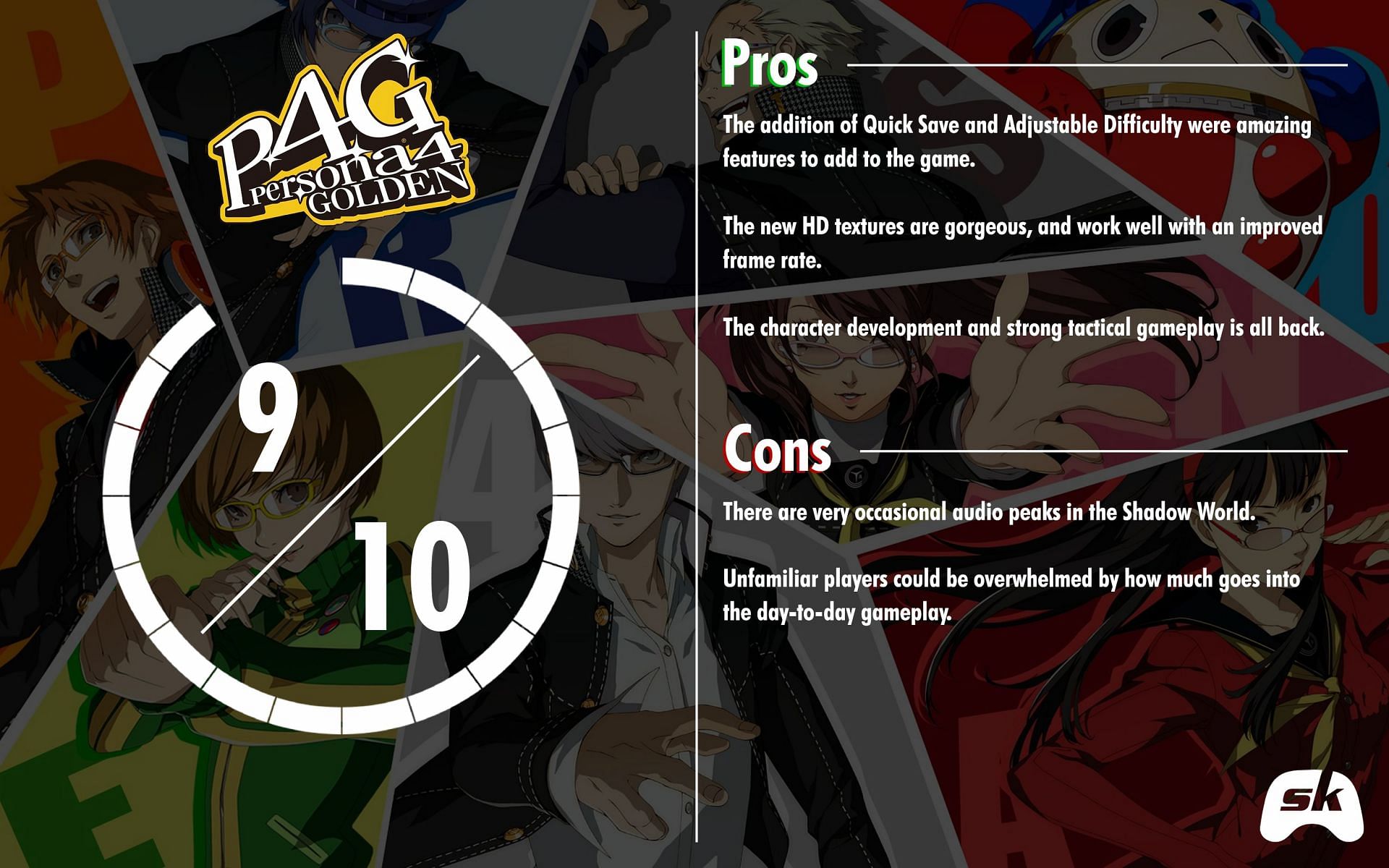 Persona 4 Golden is a masterpiece and must be played (Image via Sportskeeda)