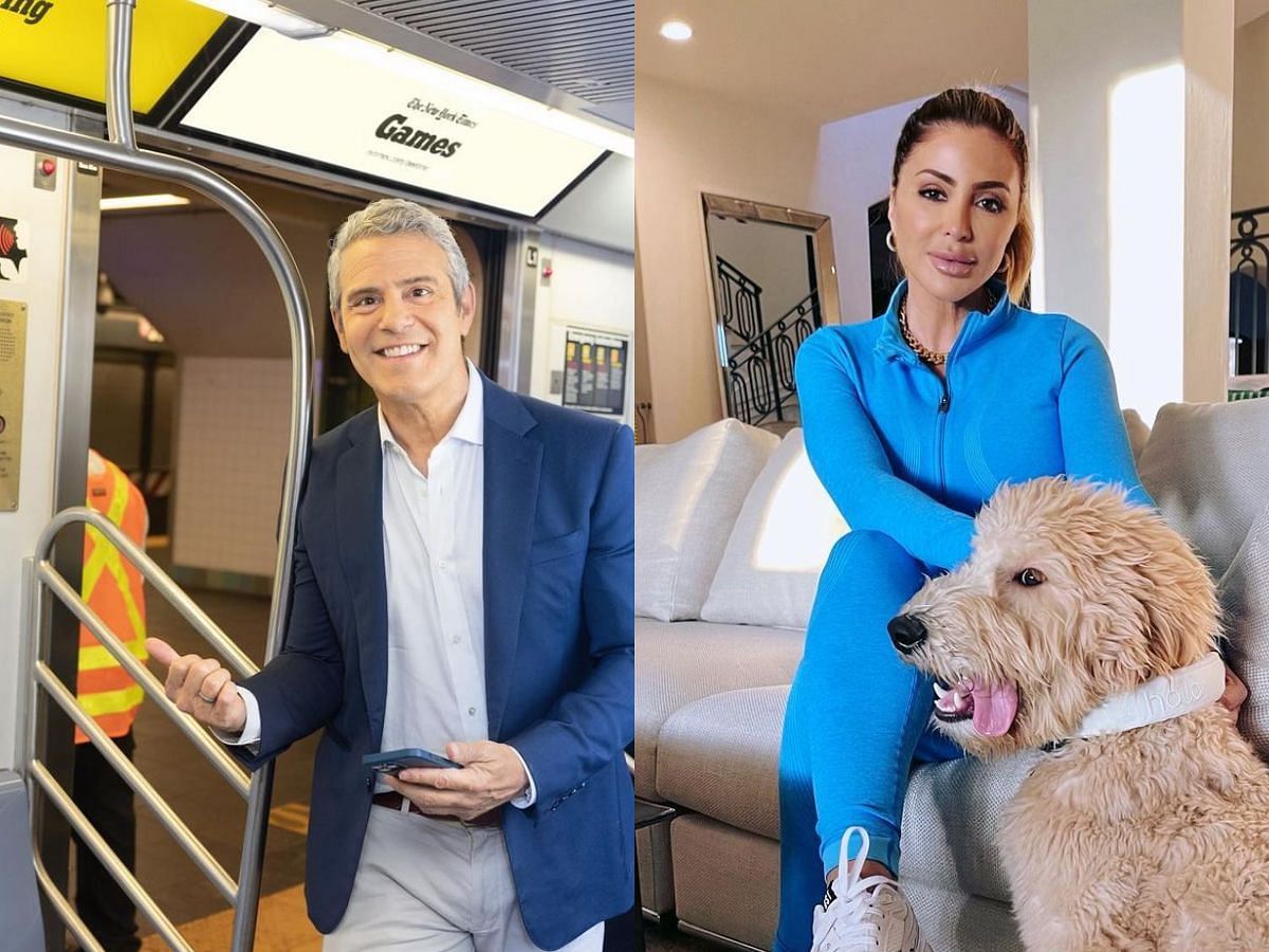 Andy Cohen gets in an argument with Larsa Pippen (Images via larsapippen and bravoandy/ Instagram)