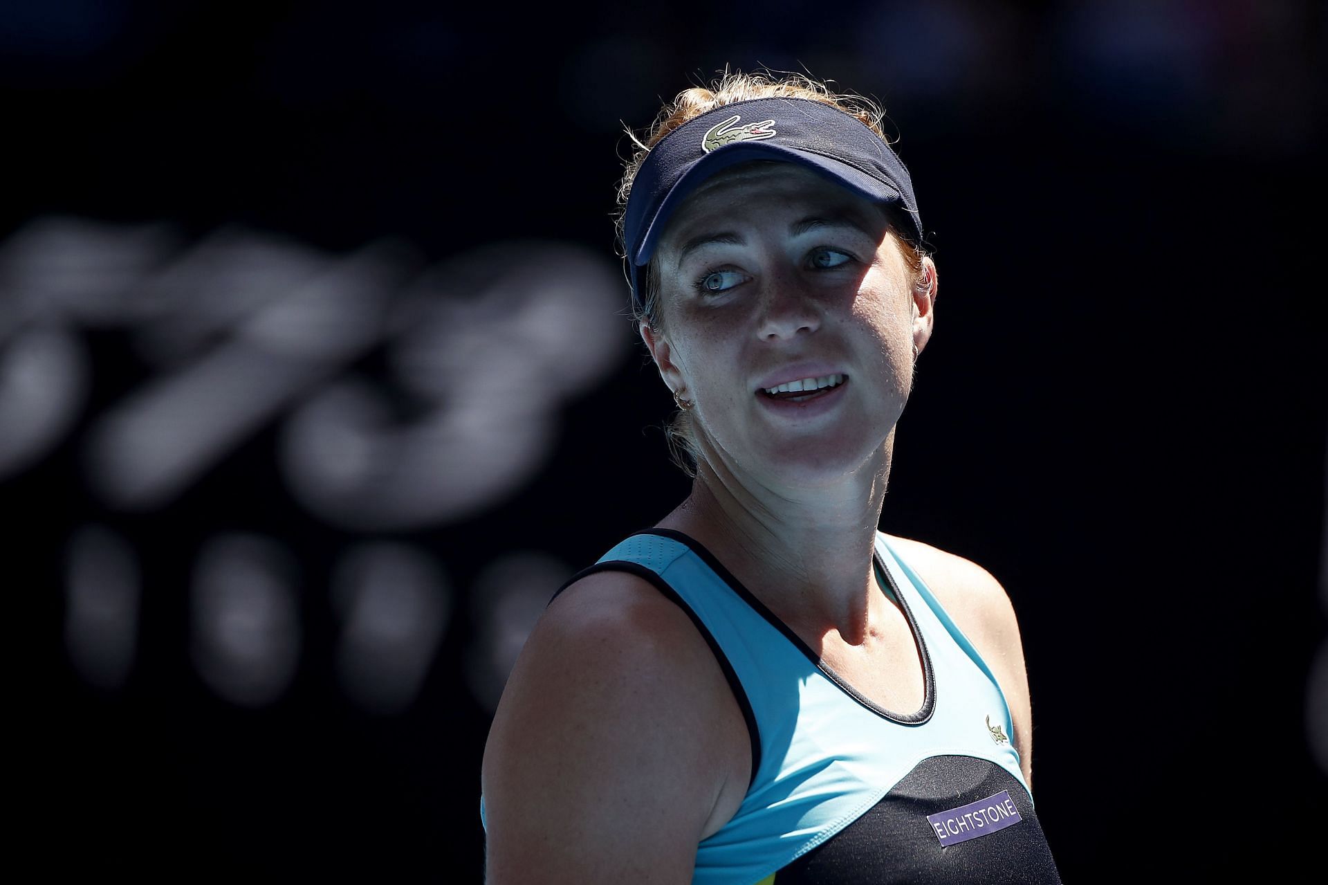 Anastasia Pavlyuchenkova at the 2020 Australian Open.