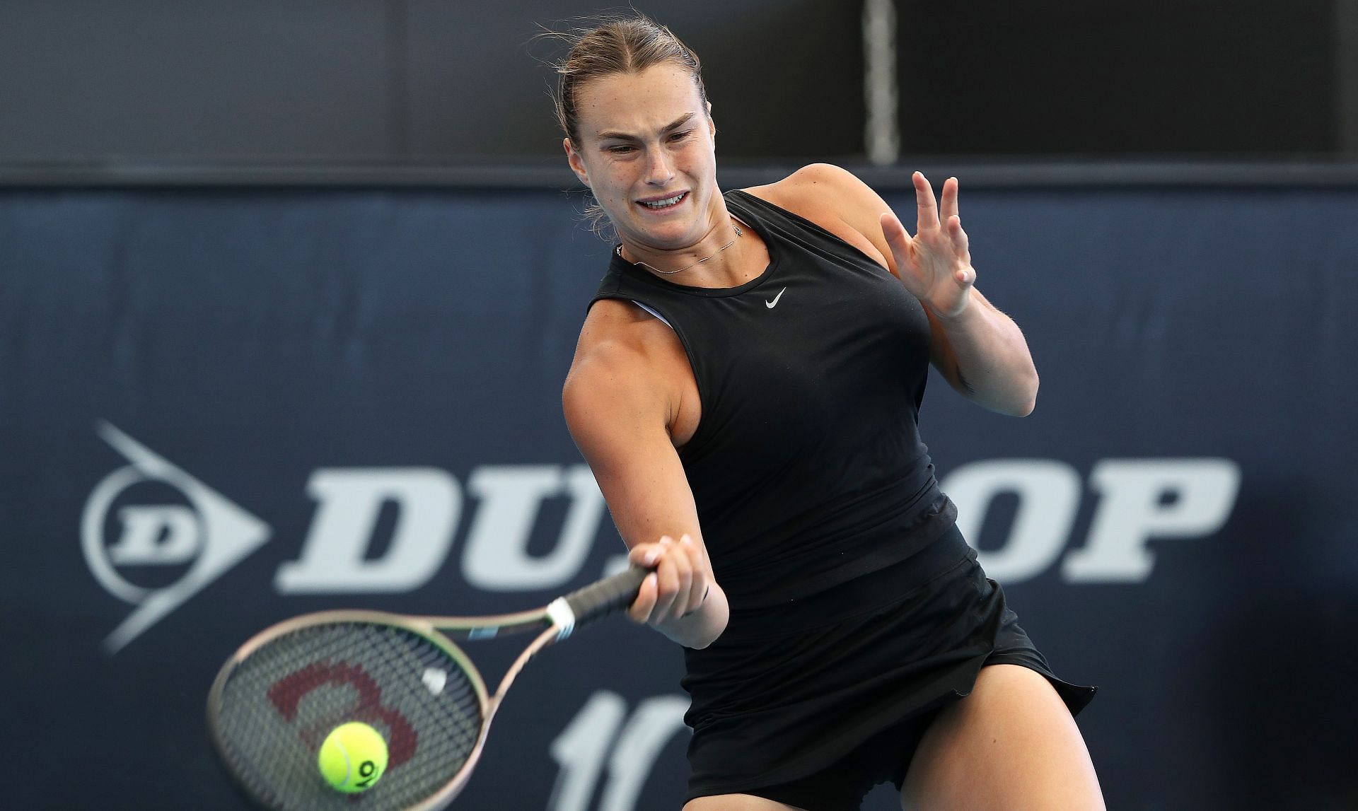 Sabalenka in action at the Adelaide International 1