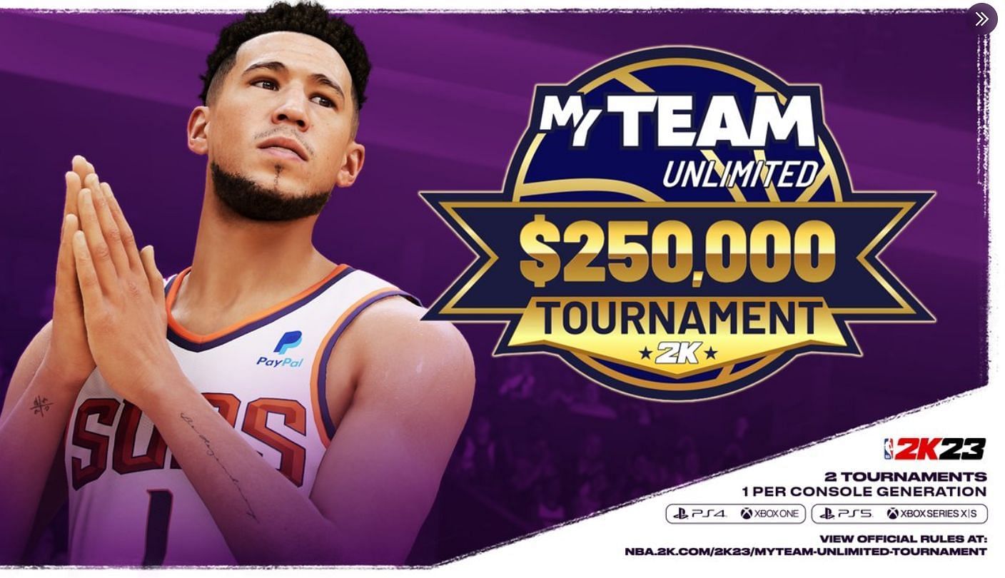 NBA 2K23 is hosting a @250k tournament!