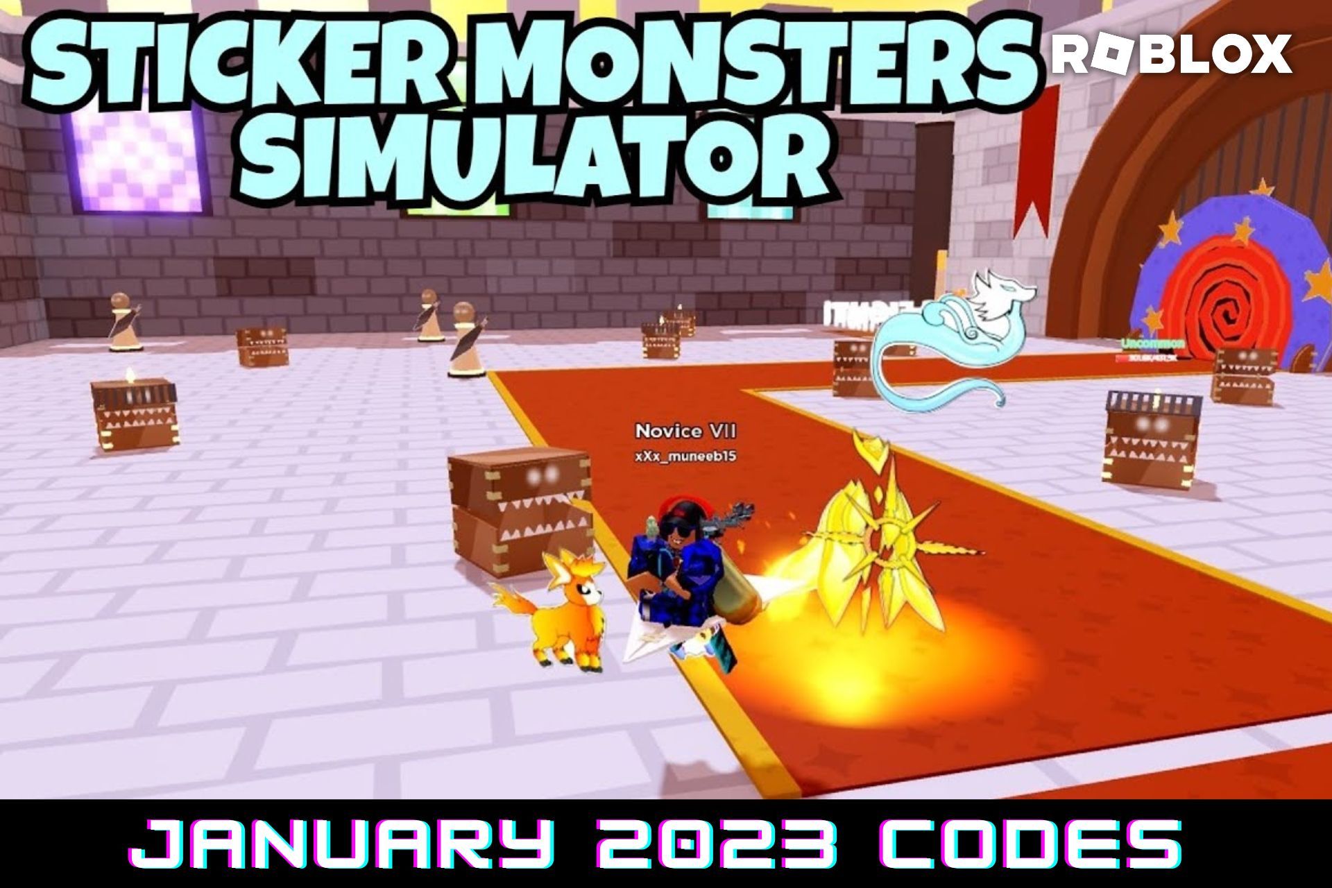 Roblox Sticker Monsters Simulator Codes for January 2023: Free stars and  more