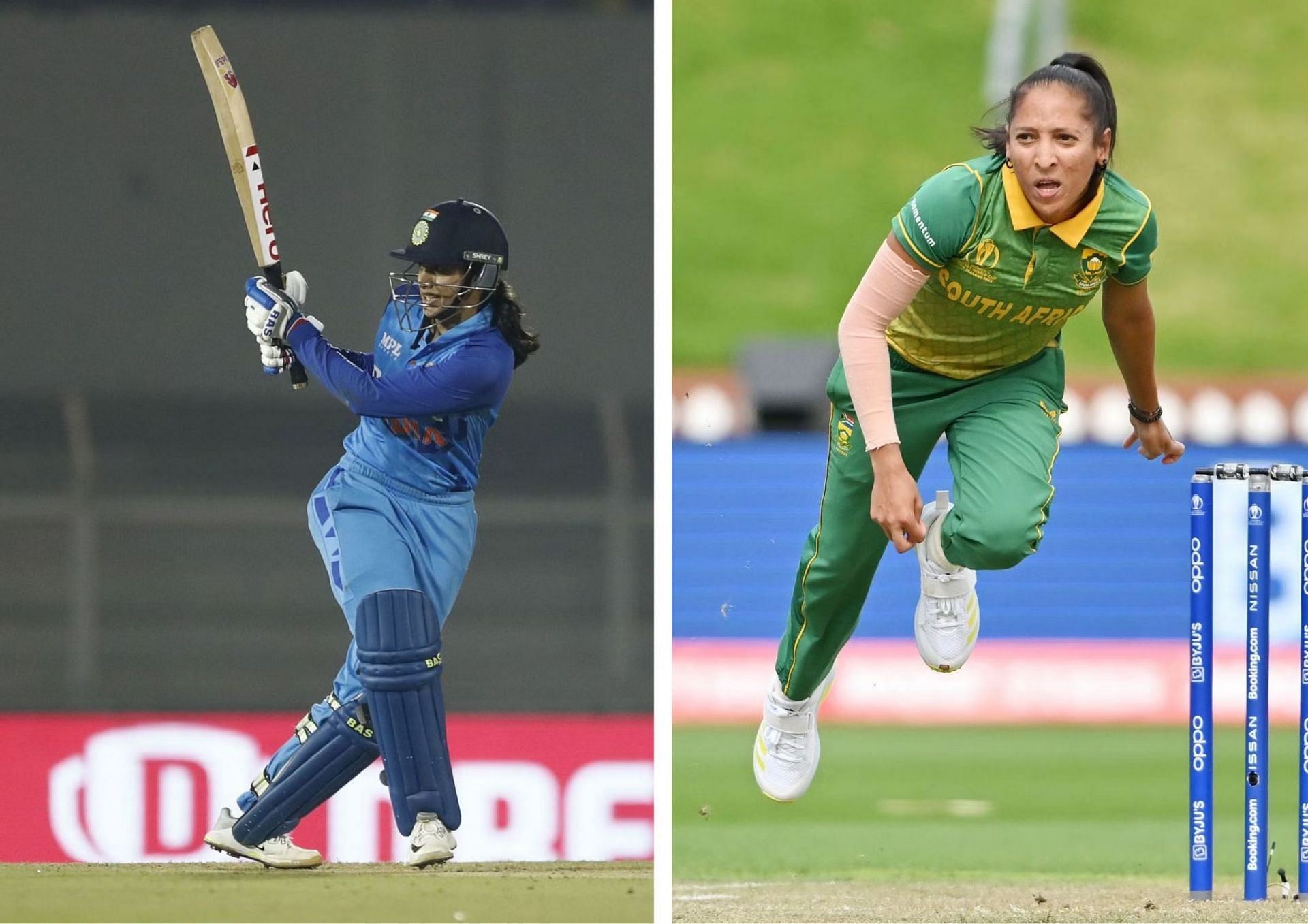 Smriti Mandhana and Shabnim Ismail will be in action as India and South Africa open the tri-series in East London.