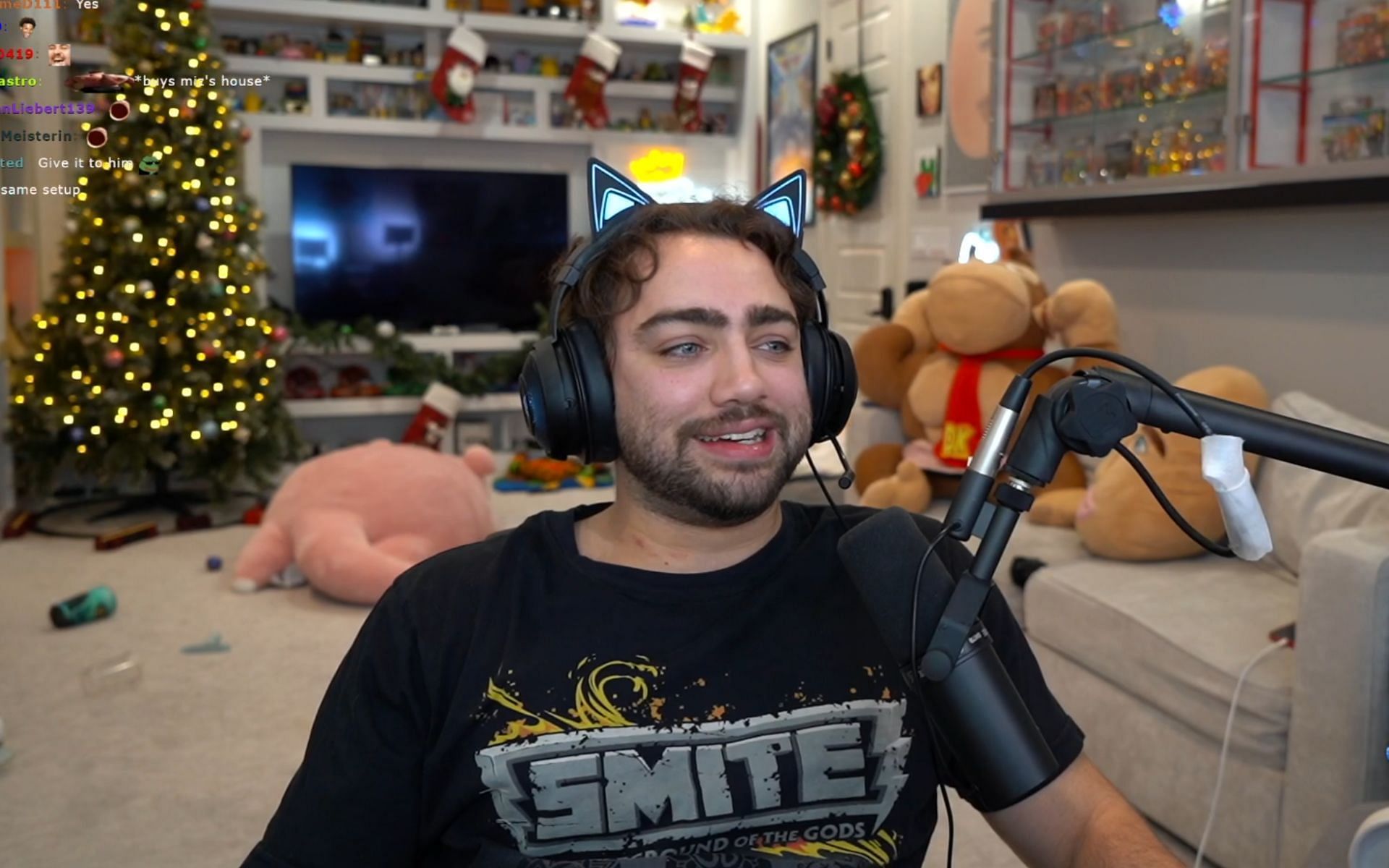 Mizkif talks about an offer he was given for his rare games collection (Image via Mizkif/Twitch)