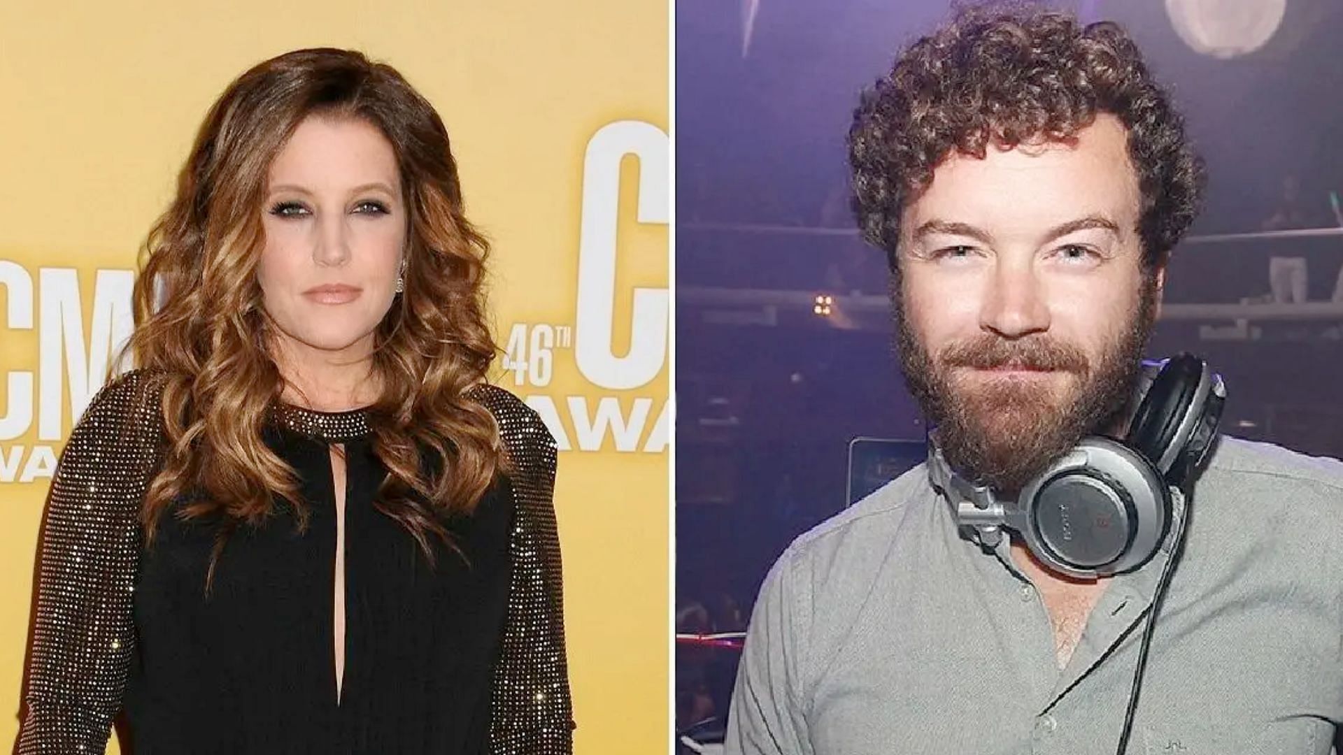 Lisa Marie Presley (L) and Danny Masterson (R) (Images via Getty)