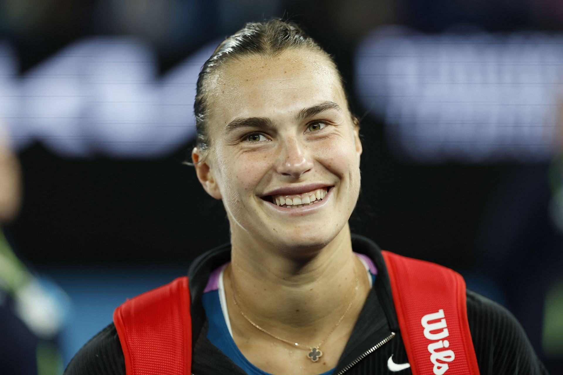 Aryna Sabalenka pictured at the 2023 Australian Open - Day 11.