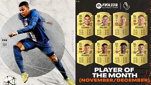 Who is the favorite to win FIFA 23 Premier League POTM for (November/December)? Haaland and Casemiro are amongst the nominations