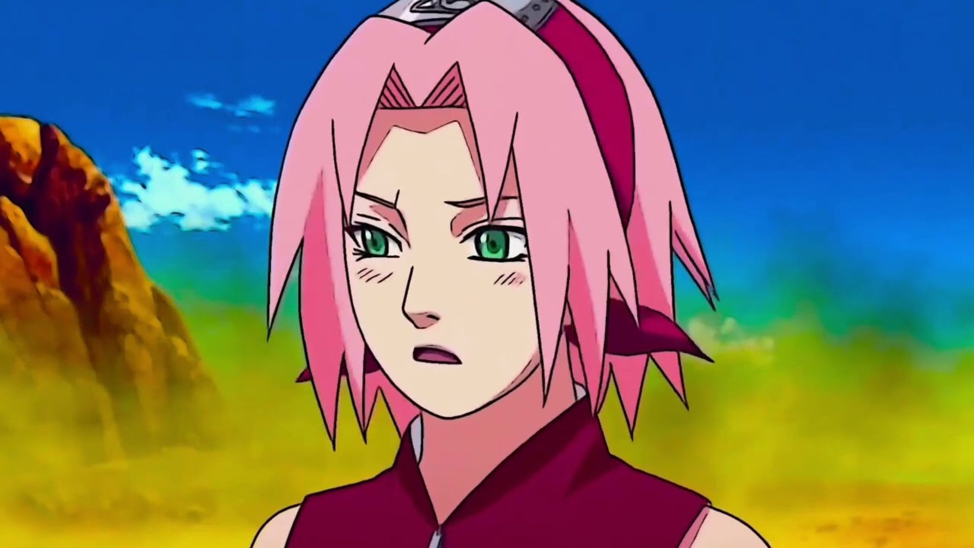 Sakura Haruno as seen in the anime (Image via Studio Pierrot)