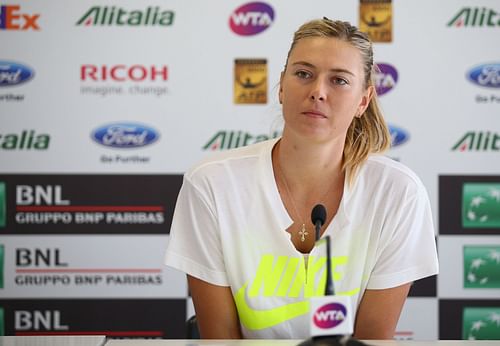 Maria Sharapova at the 2015 Internazionali BNL d'Italia