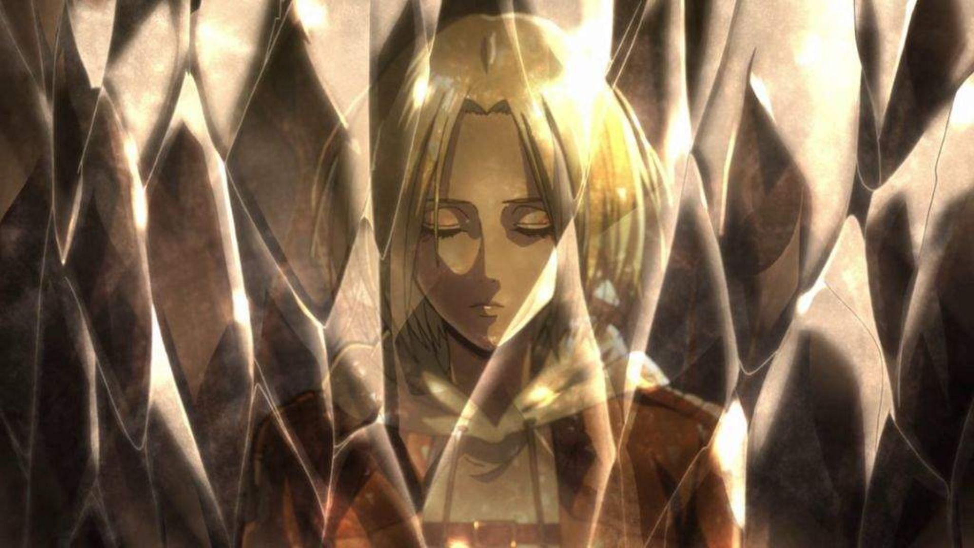 Annie Leonhart as seen in the Attack on Titan anime (Image via WIT Studio)
