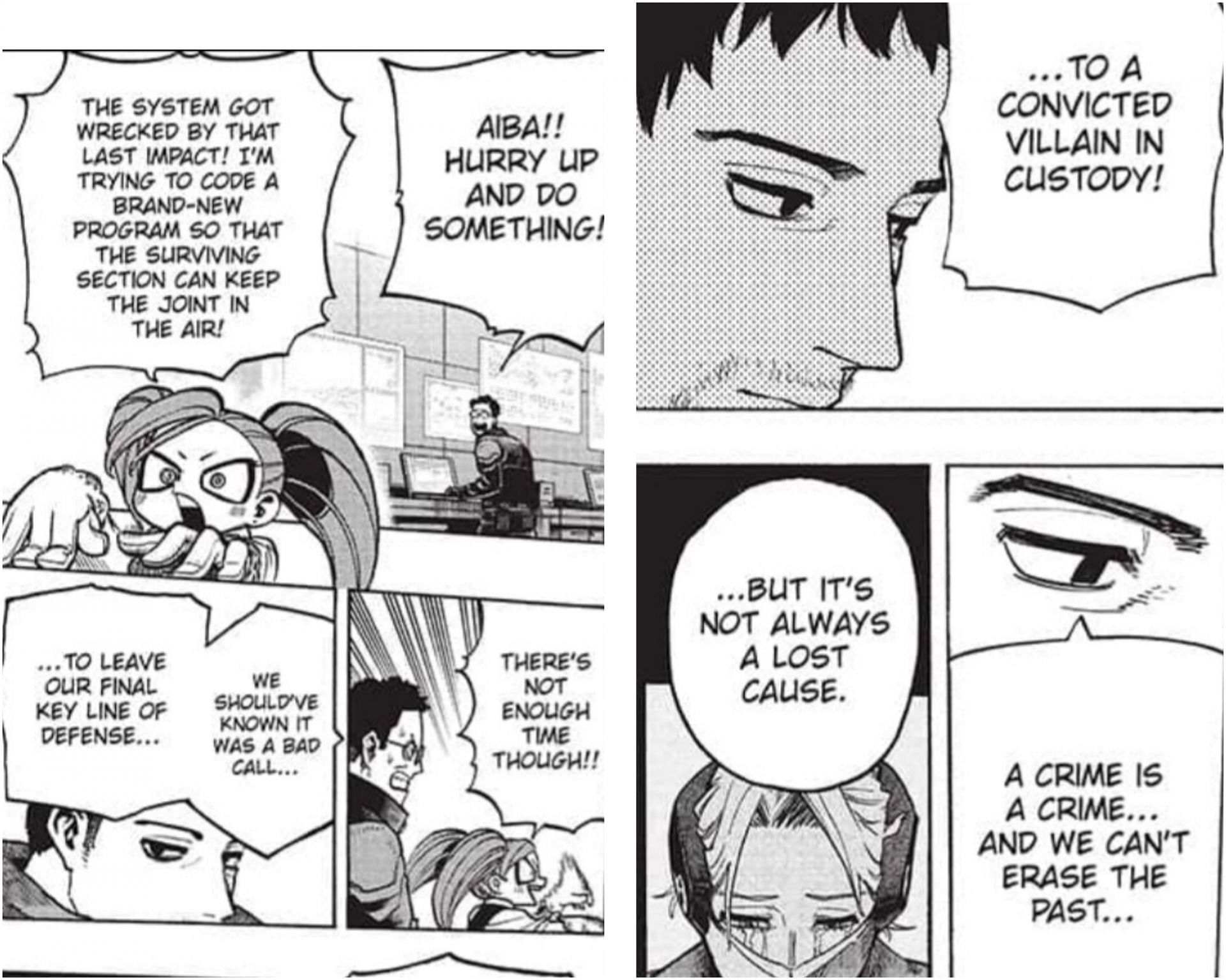 Tsukauchi&#039;s thoughts on Villains in My Hero Academia chapter 378 (Image via Kohei Horikoshi/Shueisha)