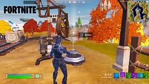 How to install construction materials at the gate in Fortnite Chapter 4