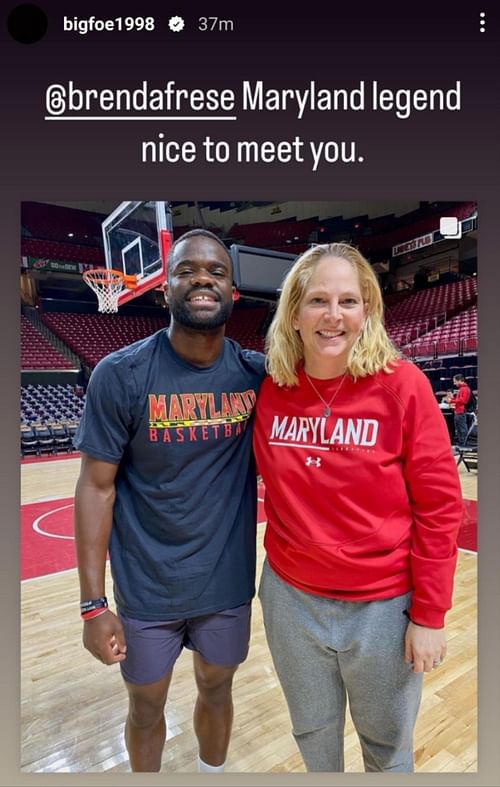 Frances Tiafoe gushes about his meeting with Brenda Frese