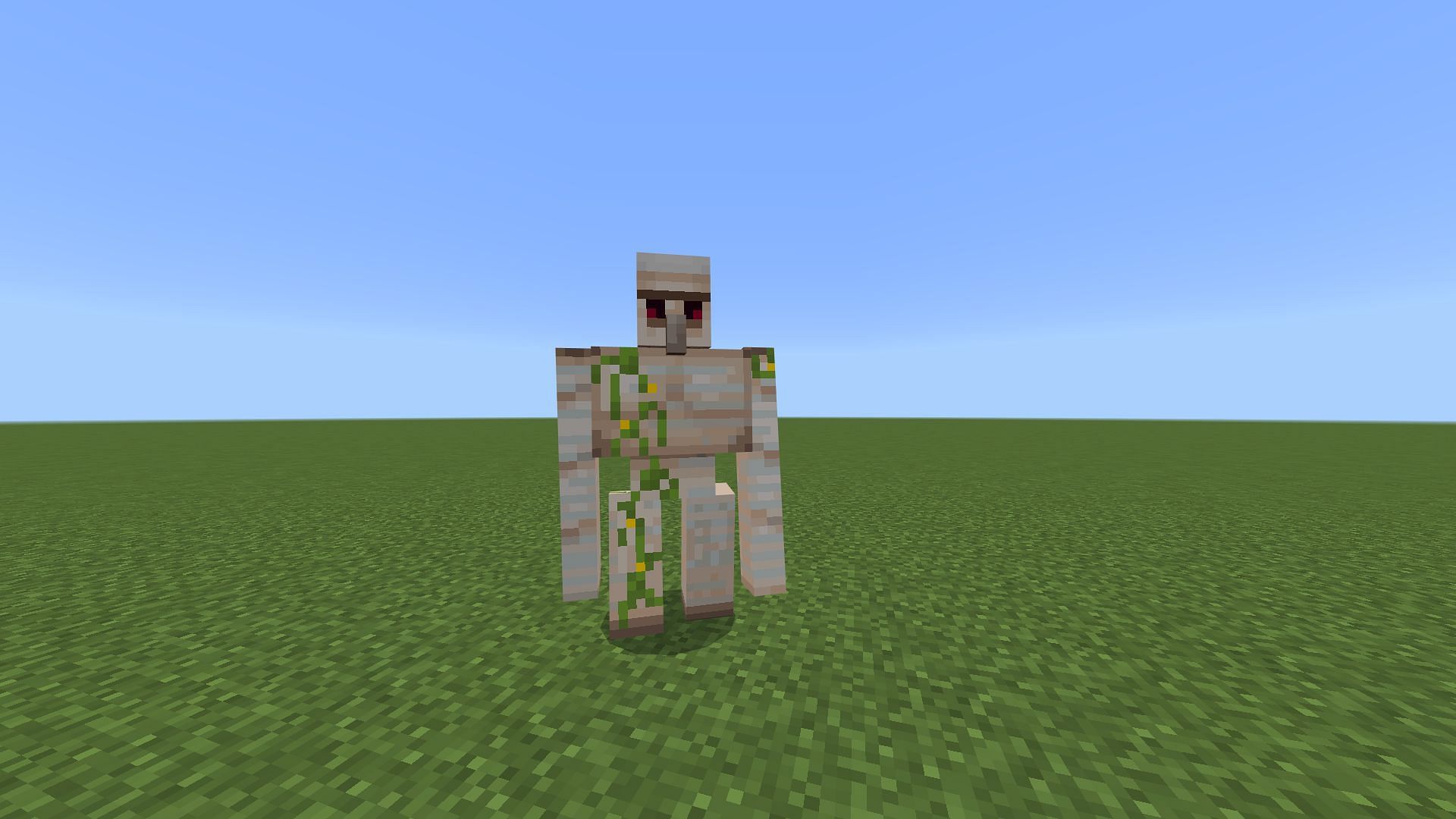 Iron Golems are fairly easy to spawn in Minecraft Bedrock Edition (Image via Mojang)