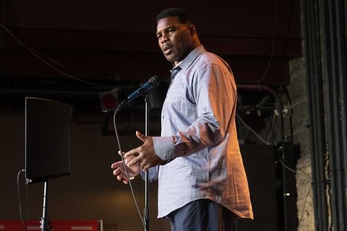 Georgia GOP Senate Candidate Herschel Walker Holds Rally Day Before Primary Election