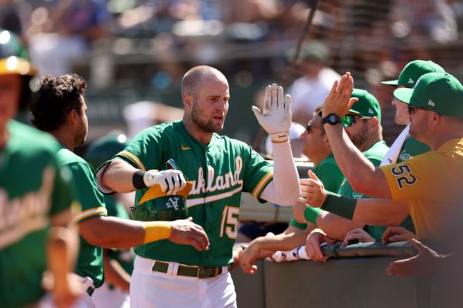 MLB Twitter reacts to Oakland Athletics reportedly looking to trade another player: "Just trade every major league player and fill it with fans"