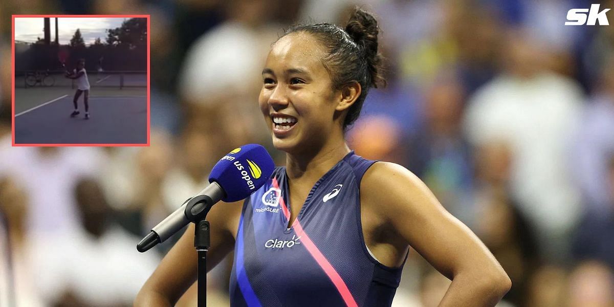 Leylah Fernandez shares an old special memory from her tennis career.