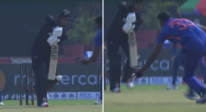 Watch: Hardik Pandya takes brilliant one-handed reflex catch to remove Devon Conway in IND vs NZ 2nd ODI