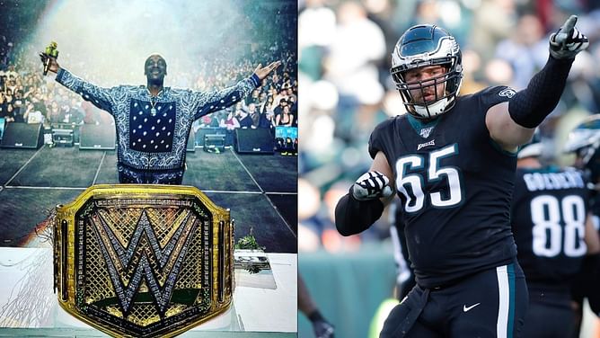 Which Top NFL player has the WWE Golden Title that Snoop Dogg lost?